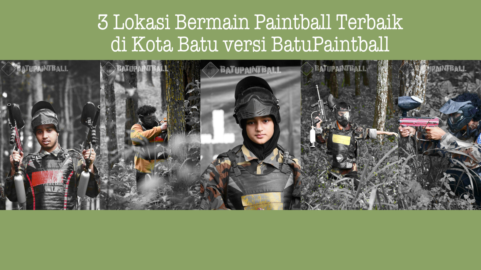Lokasi Paintball di Kota Batu Batu Paintball