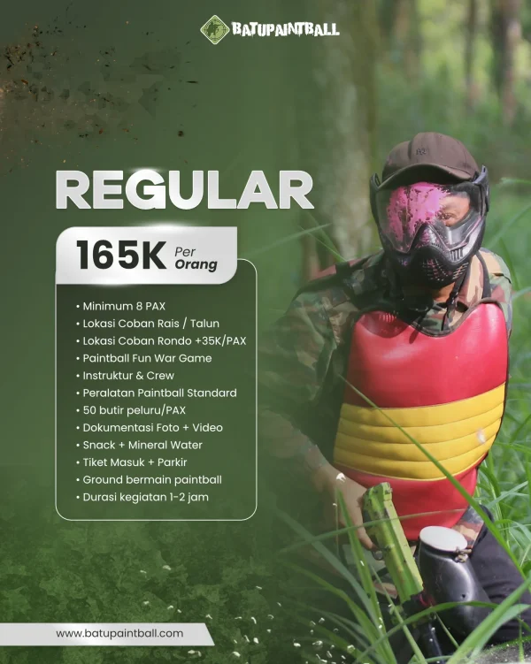 1. Paintball Package Regular