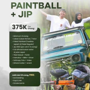 7. Bundling Package Paintball + Jip