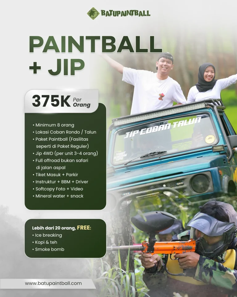 7. Bundling Package Paintball + Jip