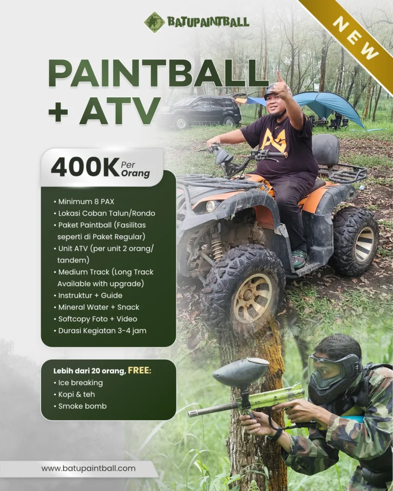 6. Bundling Package Paintball + ATV